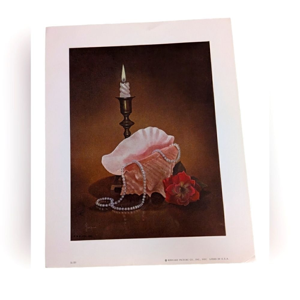 ‎vintage lithograph art print